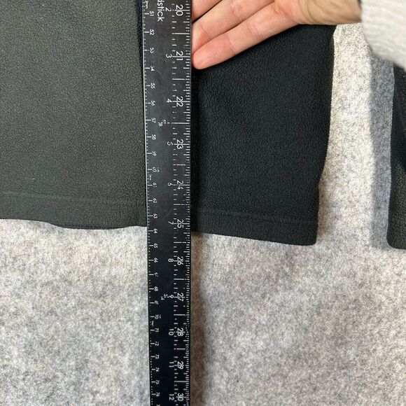 Eddie Bauer Quarter Zip Mens Medium Black Fleece First Ascent Pullover Outdoors - Picture 6 of 8